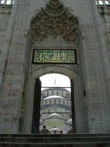 Gerbang Masjid Biru Sutan Ahmed Istanbul Turki