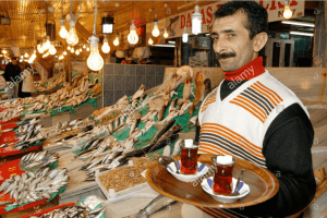 suguhan teh di grand bazaar