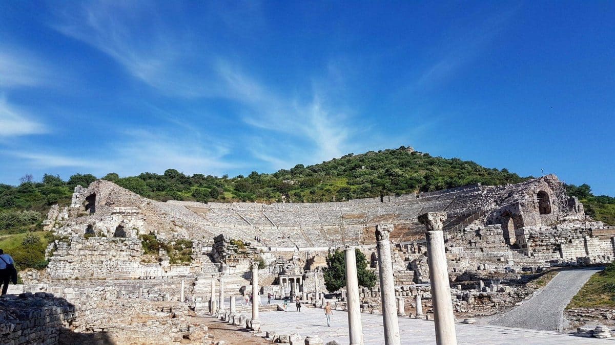 Struktur Bangunan Grand Theatre Ephesus